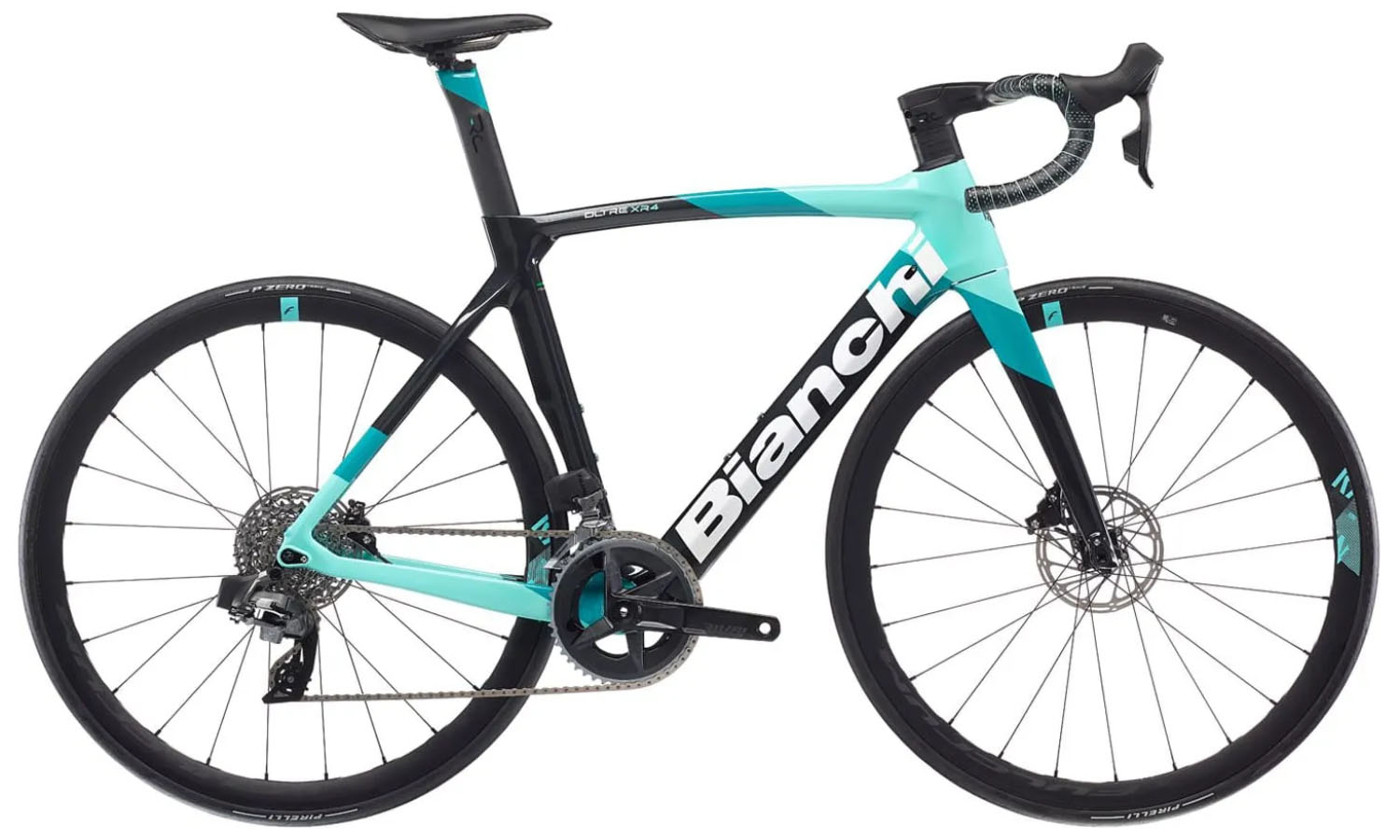 Фотографія Велосипед BIANCHI Road Oltre XR4 CV Rival eTap 12s Airbeat Graphite Race/CK16 Shade/White Logo Gloss 59